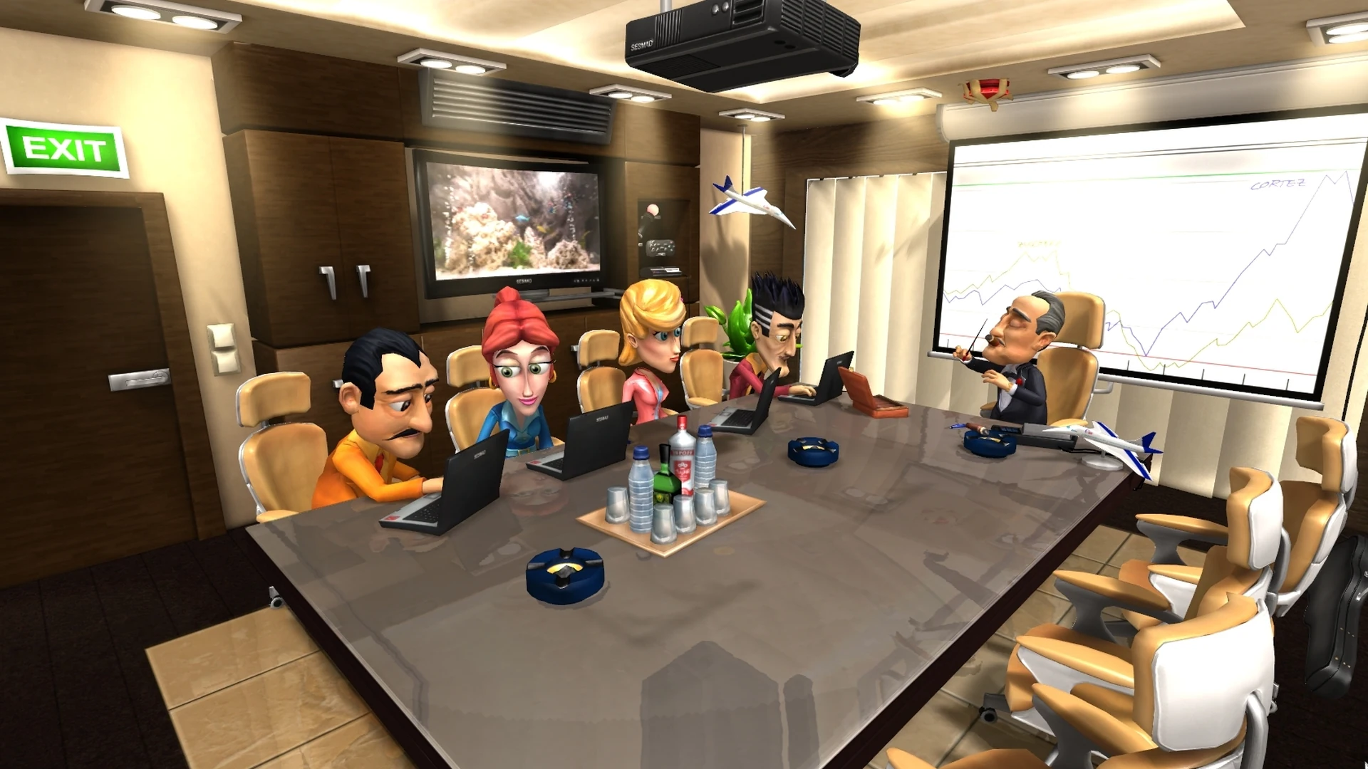Airline Tycoon 2: Honey Airlines DLC screenshot 1