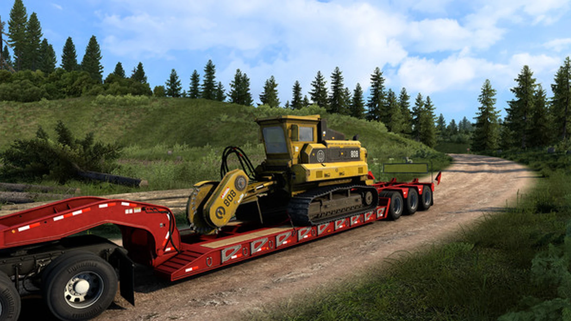 American Truck Simulator - Forest Machinery screenshot 1