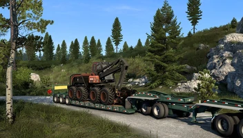 American Truck Simulator - Forest Machinery screenshot
