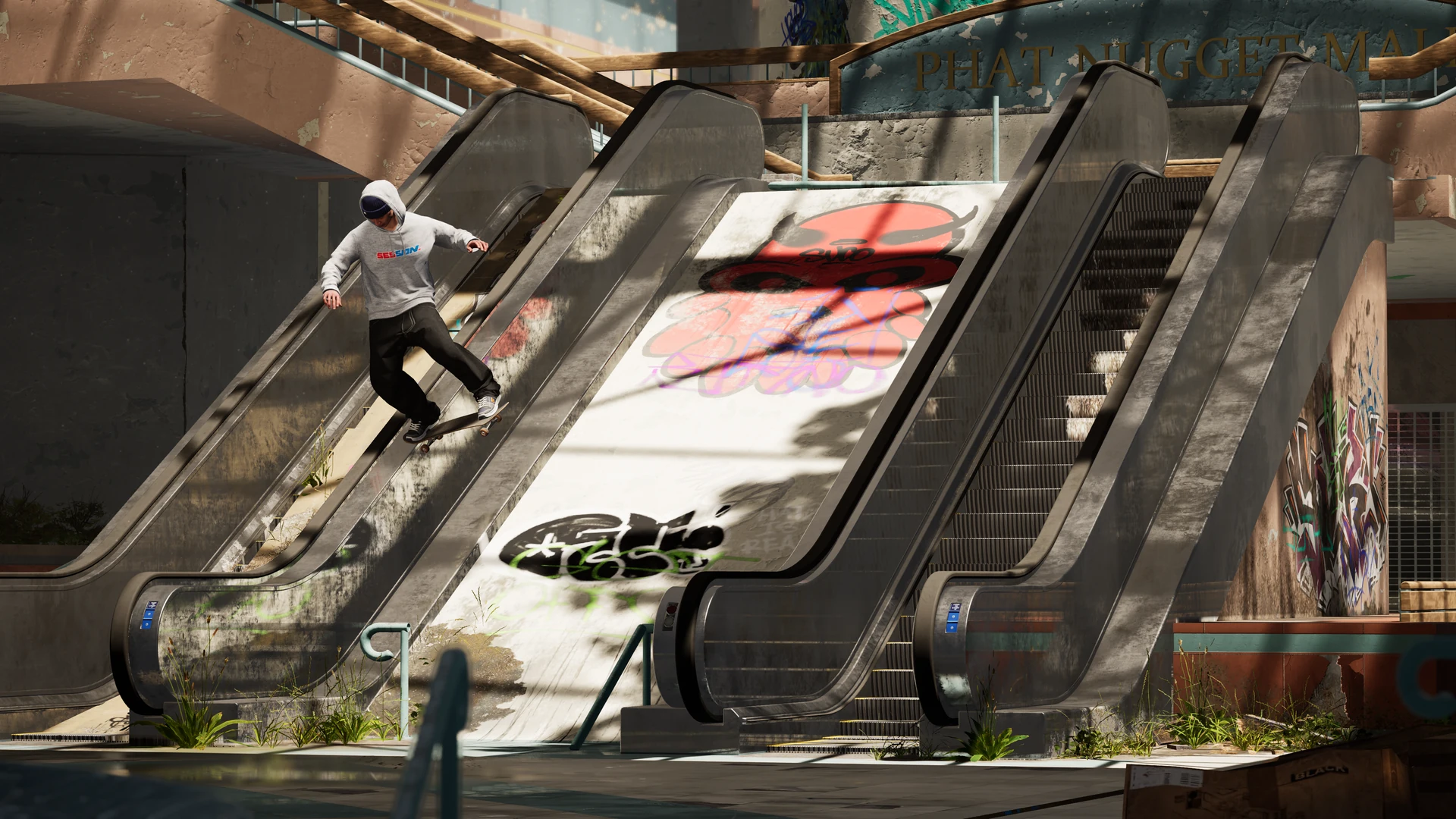 Session: Skate Sim - Abandoned Mall screenshot 1
