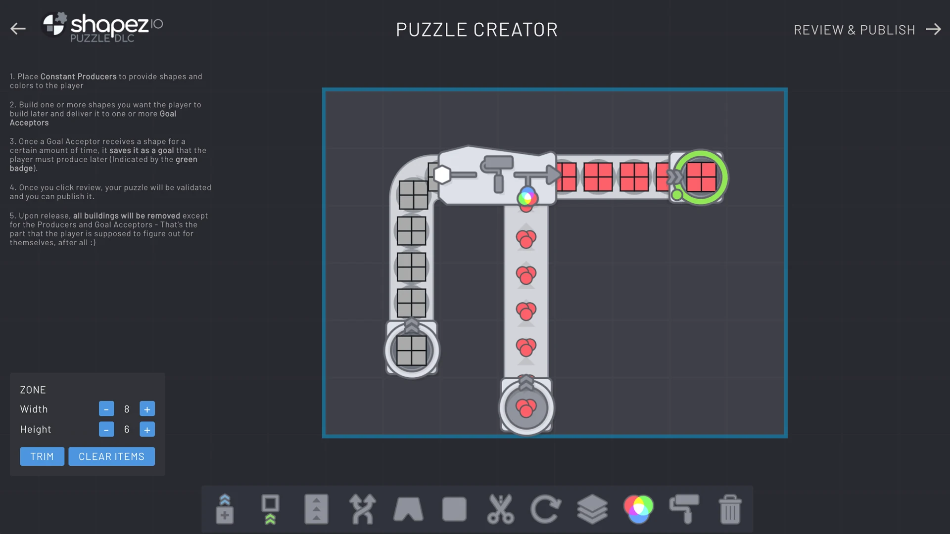 Shapez - Puzzle DLC screenshot 1
