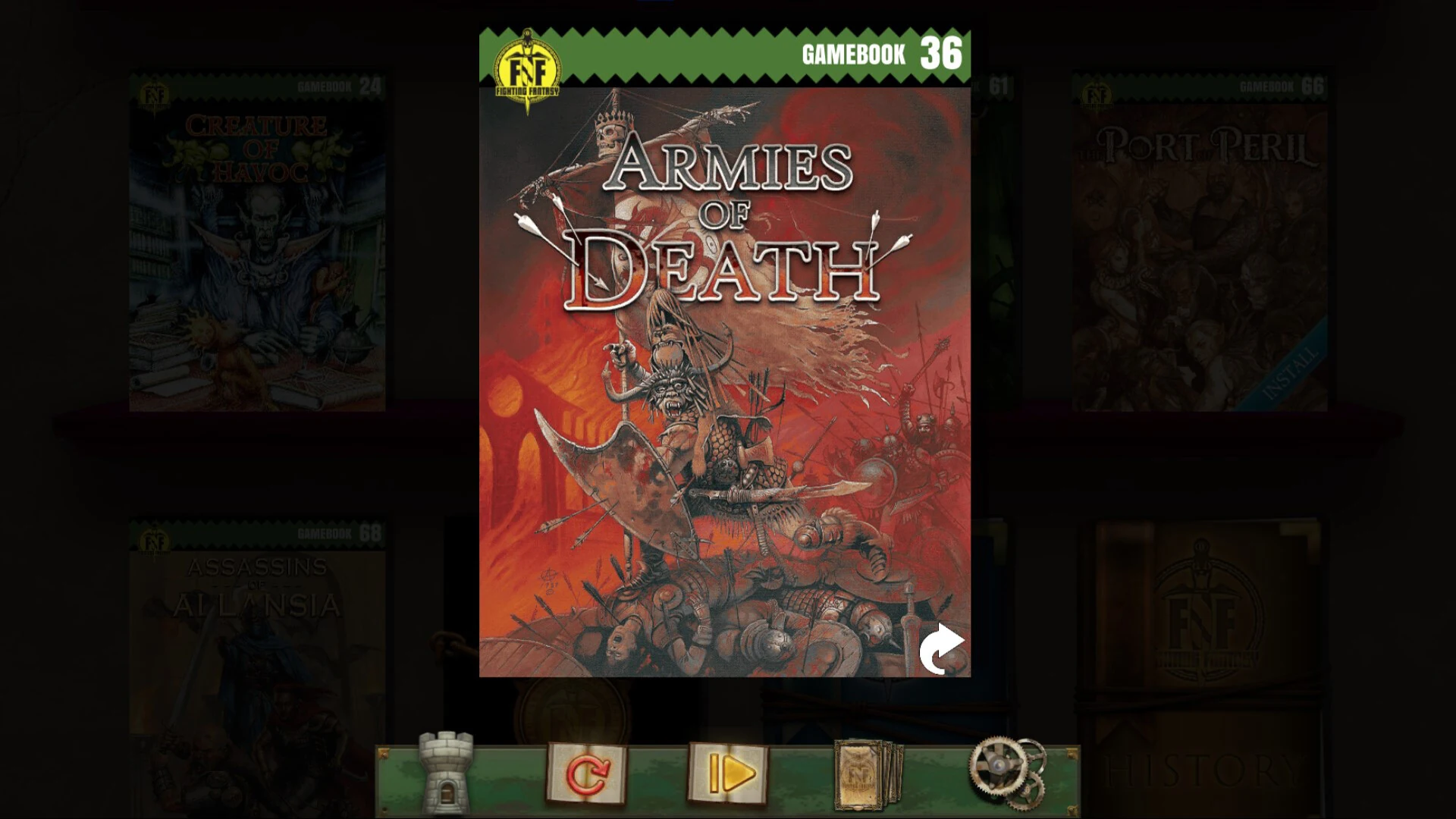 Armies of Death (Fighting Fantasy Classics) screenshot 1